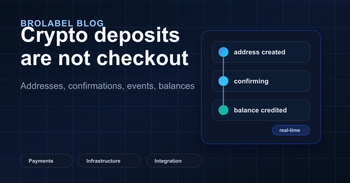 Криптодепозити в iGaming: чому це не checkout flow